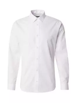 Повседневная рубашка JJ Rebel Slim fit Button Up Shirt JREBGAVIN, белый