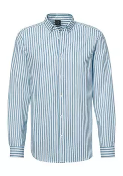 Повседневная рубашка JOHN DEVIN Regular fit Button Up Shirt, синий