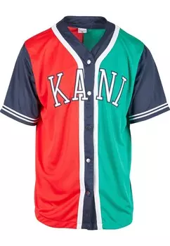 Повседневная рубашка Karl Kani Comfort fit Button Up Shirt, разноцветный