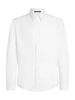 Повседневная рубашка Karl Lagerfeld Regular fit Button Up Shirt, белый