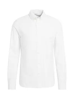 Повседневная рубашка KnowledgeCotton Apparel Regular fit Button Up Shirt Harald, белый