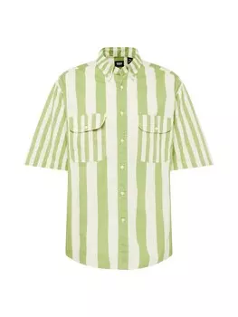 Повседневная рубашка Levi's Skateboarding Comfort fit Button Up Shirt Skate SS Woven, зеленый
