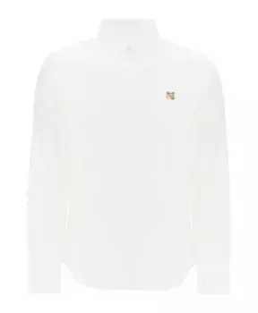 Повседневная рубашка Maison Kitsun, белый