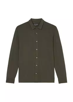Повседневная рубашка Marc O'Polo Slim fit Button Up Shirt, зеленый