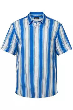 Повседневная рубашка Men Plus Comfort fit Button Up Shirt, небесно-синий