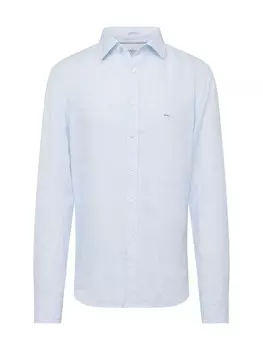 Повседневная рубашка Michael Kors Regular fit Button Up Shirt, светло-синий