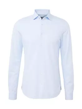 Повседневная рубашка Michael Kors Slim fit Button Up Shirt PERFORMANCE, пастельный синий