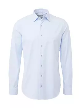 Повседневная рубашка Michael Kors Slim fit Button Up Shirt, небесно-синий