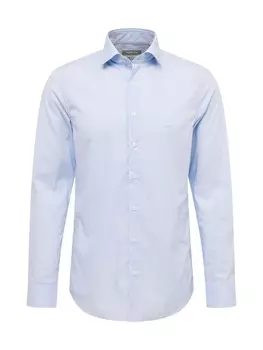 Повседневная рубашка Michael Kors Slim fit Button Up Shirt, светло-синий