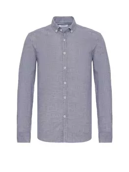 Повседневная рубашка Moxx Paris Regular fit Button Up Shirt, синий