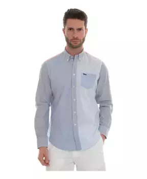 Повседневная рубашка на пуговицах в стиле пэчворк Harmont & Blaine, мультиколор