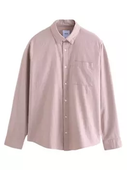 Повседневная рубашка Next Regular fit Button Up Shirt, розовый