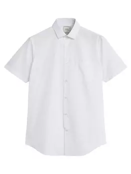 Повседневная рубашка Next Regular fit Button Up Shirt, белый
