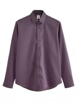Повседневная рубашка Next Regular fit Button Up Shirt, розовый