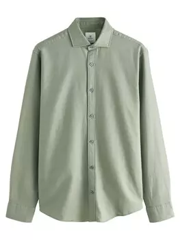 Повседневная рубашка Next Regular fit Button Up Shirt, пастельный зеленый
