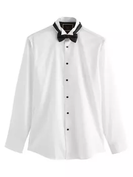 Повседневная рубашка Next Slim fit Button Up Shirt, белый