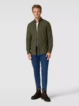 Повседневная рубашка обычного кроя с воротником на пуговицах, модель CLASSIC Jack & Jones, оливково-зеленый
