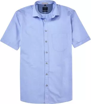 Повседневная рубашка OLYMP Regular fit Button Up Shirt, светло-синий