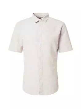 Повседневная рубашка Only & Sons Slim fit Button Up Shirt ONSCaiden, бежевый