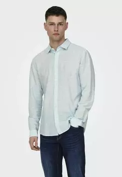 Повседневная рубашка ONSCAIDEN SOLID Only & Sons, светло-голубой