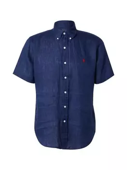 Повседневная рубашка Polo Ralph Lauren Regular fit Button Up Shirt, темно-синий