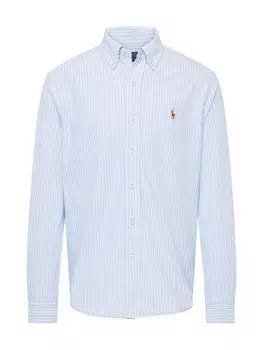 Повседневная рубашка Polo Ralph Lauren Regular fit Button Up Shirt, светло-синий