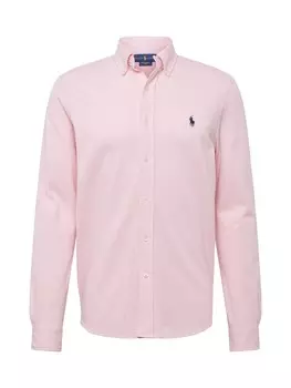 Повседневная рубашка Polo Ralph Lauren Regular fit Button Up Shirt, розовый