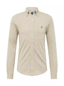 Повседневная рубашка Polo Ralph Lauren Regular fit Button Up Shirt, пятнистый бежевый