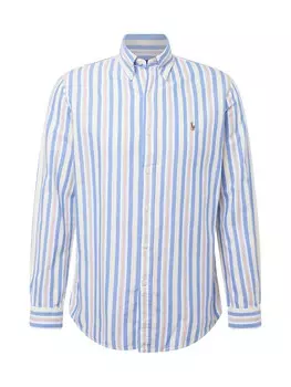 Повседневная рубашка Polo Ralph Lauren Regular fit Button Up Shirt, синий