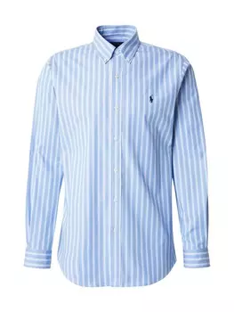 Повседневная рубашка Polo Ralph Lauren Regular fit Button Up Shirt, синий