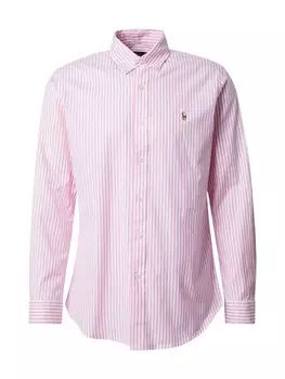 Повседневная рубашка Polo Ralph Lauren Regular fit Button Up Shirt, розовый