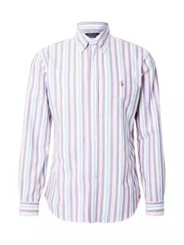 Повседневная рубашка Polo Ralph Lauren Regular fit Button Up Shirt, лавандовый
