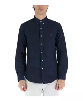 Повседневная рубашка Polo Ralph Lauren, синий