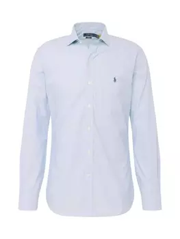 Повседневная рубашка Polo Ralph Lauren Slim fit Button Up Shirt, светло-синий