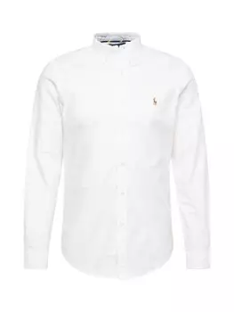 Повседневная рубашка Polo Ralph Lauren Slim fit Button Up Shirt, белый