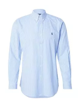 Повседневная рубашка Polo Ralph Lauren Slim fit Button Up Shirt, светло-синий