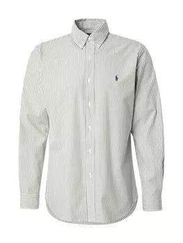 Повседневная рубашка Polo Ralph Lauren Slim fit Button Up Shirt, оливковый