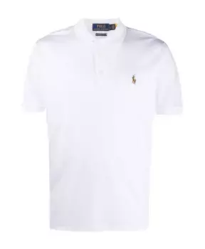 Повседневная рубашка-поло с короткими рукавами Polo Ralph Lauren, белый