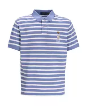 Повседневная рубашка-поло с короткими рукавами Polo Ralph Lauren, синий
