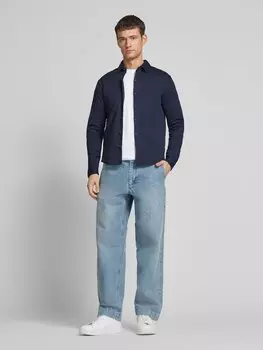 Повседневная рубашка прямого кроя из чистого хлопка Marc O'Polo