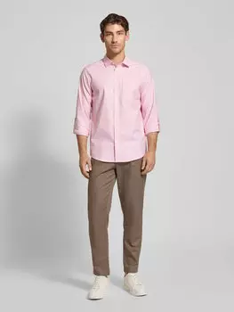 Повседневная рубашка прямого кроя с нагрудным карманом Scotch & Soda, розовый