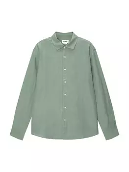 Повседневная рубашка Pull&Bear Comfort fit Button Up Shirt, мятный