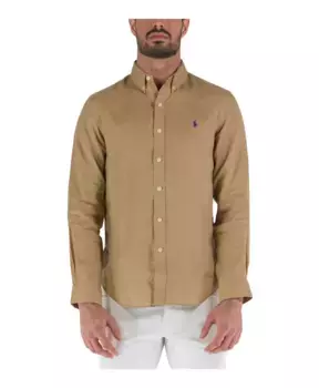 Повседневная рубашка Ralph Lauren, коричневый