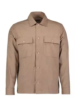 Повседневная рубашка ROY ROBSON Regular fit Button Up Shirt, темно-бежевый