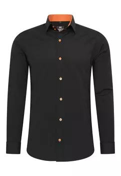 Повседневная рубашка Rusty Neal Regular fit Button Up Shirt, черный