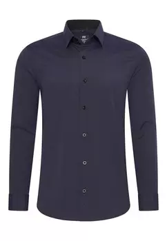 Повседневная рубашка Rusty Neal Regular fit Button Up Shirt, темно-синий