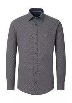 Повседневная рубашка с длинным рукавом и воротником Kent. Casamoda, зеленый