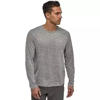 Повседневная рубашка с длинными рукавами Capilene Cool – мужская Patagonia, цвет Feather Grey