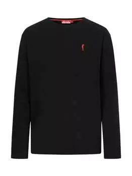 Повседневная рубашка с длинными рукавами Derbe, черный