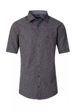 Повседневная рубашка с коротким рукавом и воротником Kent. Casamoda, оранжевый